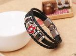 Naruto "Jutsu" Cowhide Bracelet