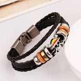 Naruto "Jutsu" Cowhide Bracelet