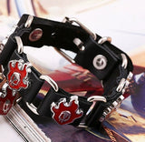 Naruto "Jutsu" Cowhide Bracelet